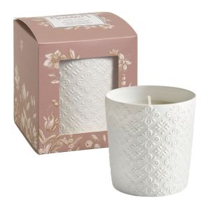 Mathilde M. Bougie parfumée Escale à Sintra Rose Elixir blanche - 1 mèche 55h