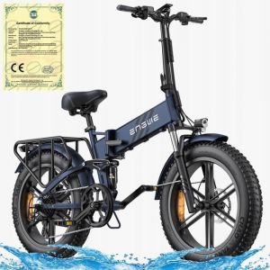 Image de Engine Pro 2.0 V&eacute;lo &Eacute;lectrique 32km-H 52v 16ah 1200w Cadre 20'' Roue Aluminium 20" Bleu