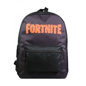 Bagtrotter sac à dos 1 compartiment 40 cm fortnite noir flammes