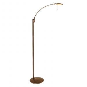 Image de Steinhauer Lampadaire Zenith LED Bronze, 1 lumière - Moderne/Classique - Intérieur - Zenith - Délai de livraison moyen: 10 à 14 jours ouvrés. Port gratuit France métropolitaine et Belgique dès 100 €.