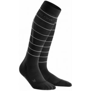 CEP Office Solutions Reflective Socks - Chaussettes de compression taille V, noir