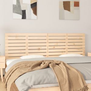 VidaXL T&ecirc;te de lit murale 206x3x63 cm Bois massif de pin