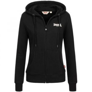 Lonsdale Calder Valle Pull à Capuche pour Femme Noir Taille M
