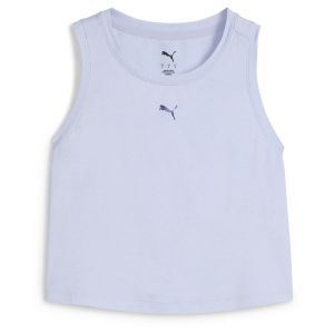Puma Cloudspun Sleeveless Tank - Short Cool Weather Heather, pointure Small - ['Bleu'] - Taille Small