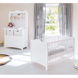 Pinolino 090023BR - Ensemble chambre bébé Florentina avec plan d'étagère