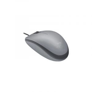 Image de Logitech Souris USB M110 SILENT 910-005490 optique molette intégrée gris 1 pc(s)