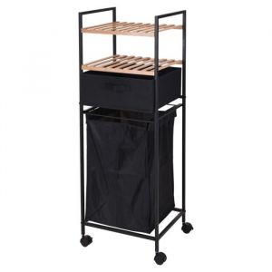 Support de rangement et 2 étagères panier à linge - Bathroom Solutions