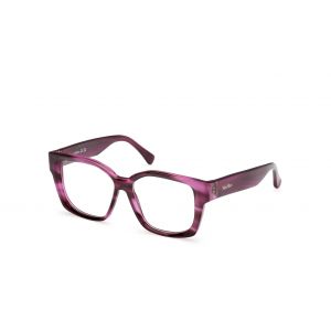 Max Mara Femme MM5184 83 Montures optiques Acétate Violet Géométrique Normale