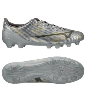Mizuno Bottes de football alpha i select argenté