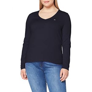 Tommy Jeans Tee Shirt Basique Coton Bio - Femme