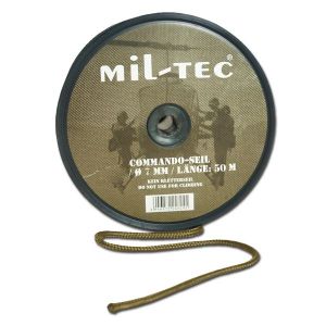 Image de Mil-tec Corde Commando coyote 7 mm, 50 m