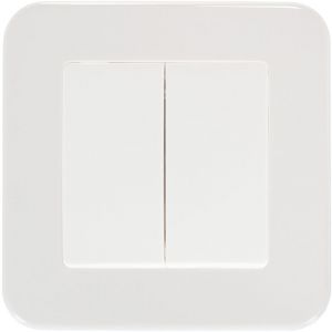Interrupteur Double Classic Blanc