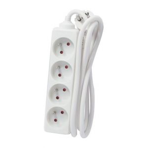 Chacon Bloc multiprise 4 prises 16A 5m blanc