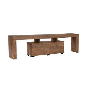 Banc TV moderne avec rangement - finition effet pin MARFA
