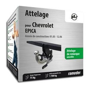Image de Boisnier-gdw ATTELAGE CHEVROLET Epica 2006- - RDSOH demontable sans outil - attache remorque GDW-BOISNIER