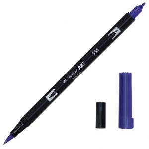 Tombow Feutre pinceau à double pointe - Bleu Profond - ABT-565