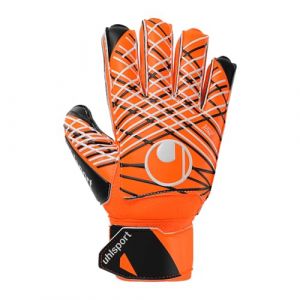 Uhlsport Gants de Gardien Soft Resist+ Flex Frame - Orange Fluo/Blanc/Noir, pointure 6½ - ['Orange'] - Taille 6½