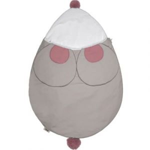 Sac de couchage pour nouveau-né gris et rose - Baby Bites