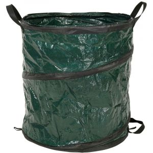 Greengers Sacs &agrave; d&eacute;chets de jardin, Jardin - Sac &agrave; d&eacute;chets verts POP UP 90L, Sac &agrave; d&eacute;chets de jardin POP UP 90L, Sac jardinage d&eacute;chets 90L POP UP - 1 Sac - 2 Poign&eacute;es, Sac autostable - &oslash;45 x H53cm