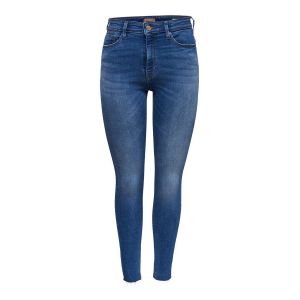 Only NOS Onlpaola Hw SK DNM Jeans Azg0007 Noos Skinny, Bleu (Medium Blue Denim), W25/L32 (Taille fabricant: X-Small) Femme