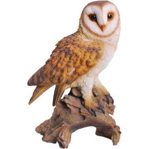 Vivid Arts Chouette effraie en r&eacute;sine 36 cm