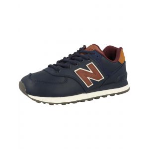 New Balance Baskets basses 'ML 574' crème / bleu marine / marron - Couleur CrèMe / Bleu Marine / Marron - Taille 8