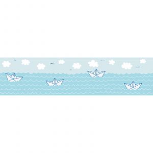 Image de A.S. Creation Frise papier peint 403731 Lovely Kids - Bleu - 5,00 x 0,155 m