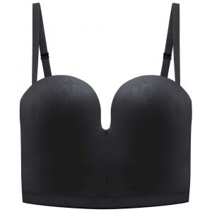 Wonderbra Femme Wonderbra Backless Bra Soutien gorge dos nu, Noir, 95B EU