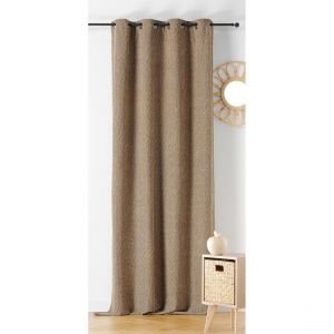 LINDER Rideau isolant thermique taupe 140x260cm