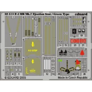 Eduard MAQUETTE F4 MB MK.7 EJECTION TAMIYA/32 32511
