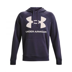 Under Armour Hoodie droit UA Rival Fleece Big Logo HD Gris