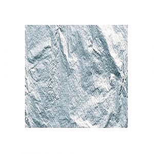 SIM GOLD LEAF Feuille d'argent Véritable Adhèrent, 95 X 95mm, Carnet de 25 Feuilles Transfert