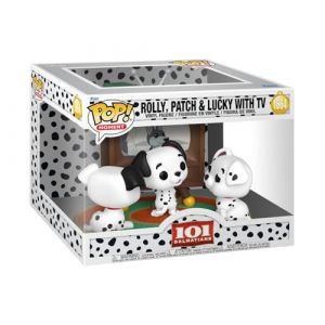 Funko Pop! Moments: 101 Dalmatians - Puppies - Les 101 Dalmatiens - Figurine en Vinyle &agrave; Collectionner - Id&eacute;e de Cadeau - Produits Officiels