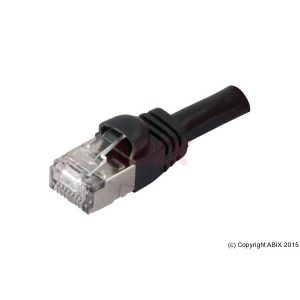 MCAD Câble RJ45 spécial VoIP CAT6 S/FTP Snagless Noir 10m