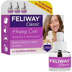 Feliway Classic 3 Ricariche Da 48 Ml