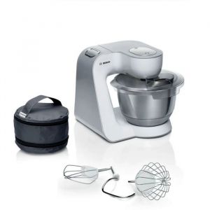 Bosch Série 4 Robot pâtissier MUM 5 1000 W Blanc, argent MUM58200