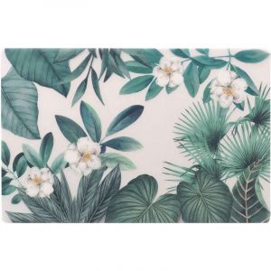 Douceur D'int&eacute;rieur - Set de table transparent 28 x 44 cm Fleur tanisse