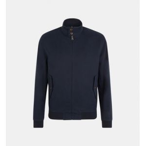 Galeries Lafayette Blouson Marton déperlant coton Bleu - Couleur Bleu - Taille M