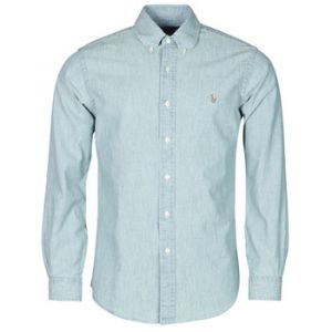 Image de Ralph Lauren Chemise chambray regular unie Bleus - Taille 6