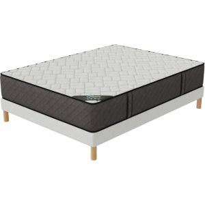 Hotel Confort |Ensemble 140x190 Sommier + Matelas Hauteur 30cm
