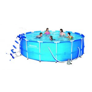 Image de Bestway bw56100 - Piscine tubulaire ronde 4.57 x 1.22 m