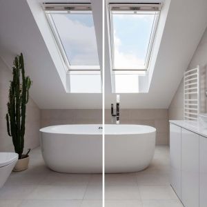 Film anti chaleur pour velux - bleu clair - 75 cm x 2 m - en Rouleau