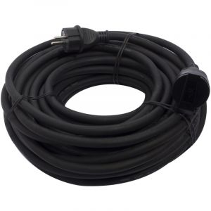 Chacon Rallonge prolongateur ho7rn-f 3 x 2,5 mm² - 20 m - noir
