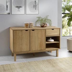 VidaXL Buffet 114x43x73,5 cm Bois massif de pin