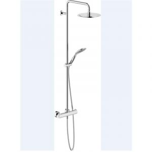 Nobilis Colonne de douche thermostatique tyko 2 jets - Chromé brillant
