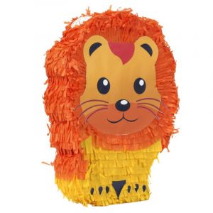 Image de Pinata Déco "Lion" 40cm Jaune & Orange Prix