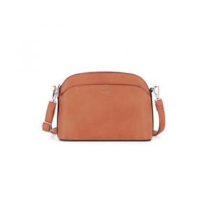 Flora Co Paris - Petit Sac Bandouli&egrave;re Arrondi Multi-poches Femme - Camel