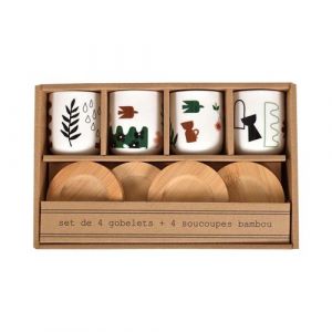 Opjet Coffret de gobelet nature (x4)