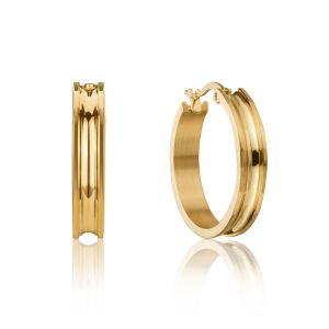 Boucles d'oreilles créoles femme Isabella Ford Harriet