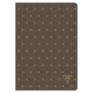 Clairefontaine 192036C - Carnet Neo Deco 148x210, 96p./48 feuilles ivoire 90 g/m² cousues, ligné, col. assortis